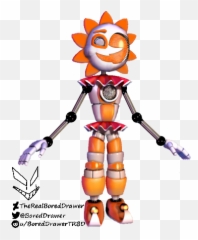 Scrolldrop Fivenightsatfreddys - Funtime Sun And Moon png