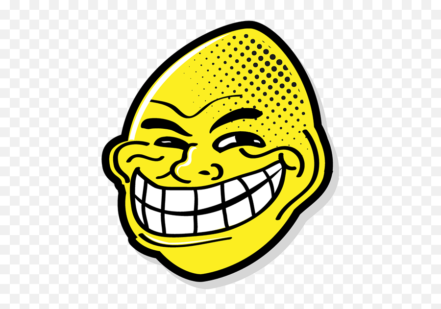 Smiley Text Messaging Internet Troll Font - Debate Happy Png,Troll Face Facebook Icon