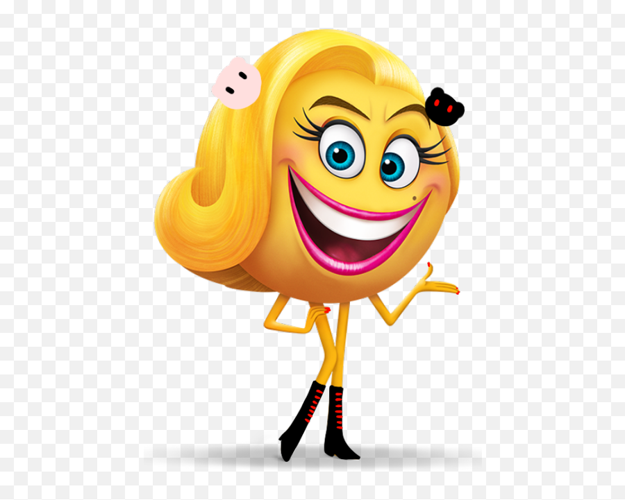 Download Hd Emoji Movie Main Characters Transparent Png - Emoji Movie Characters,Junko Enoshima Icon