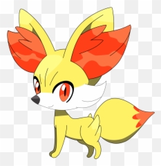 Clipart Amp Fennekin Clip Art Images - Yellow And Red Pokemon Png,Cute Pokemon Png