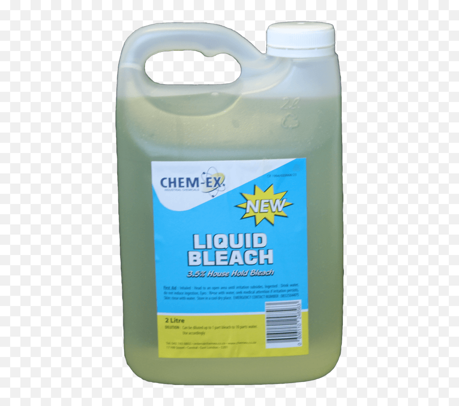 Liquid Bleach - Chemex Industrial Cleaning Chemicals Bottle Png,Bleach Png