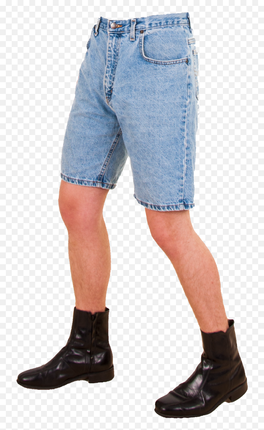 A Pair Of Legs In Jean Shorts With - Legs Transparent Background Png,Legs Transparent
