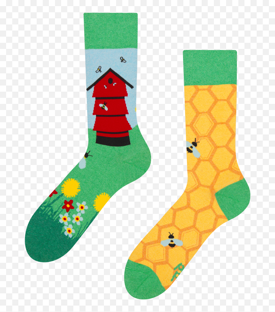 Good Mood Eco Friendly Socks Beehive - Beehive Good Mood Socks Adult Png,Beehive Png