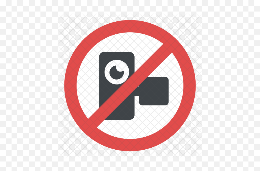 No Camera Sign Icon Of Flat Style - No Toilet Clipart Png,No Sign Png