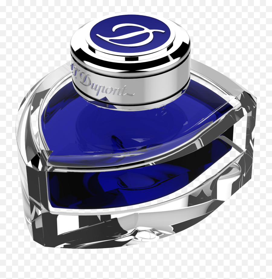 Royal Blue Ink Bottle For S - St Dupont Ink Bottle Png,Ink In Water Png