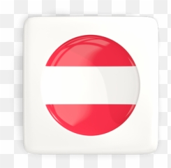 Square Icon With Round Flag - Emblem png