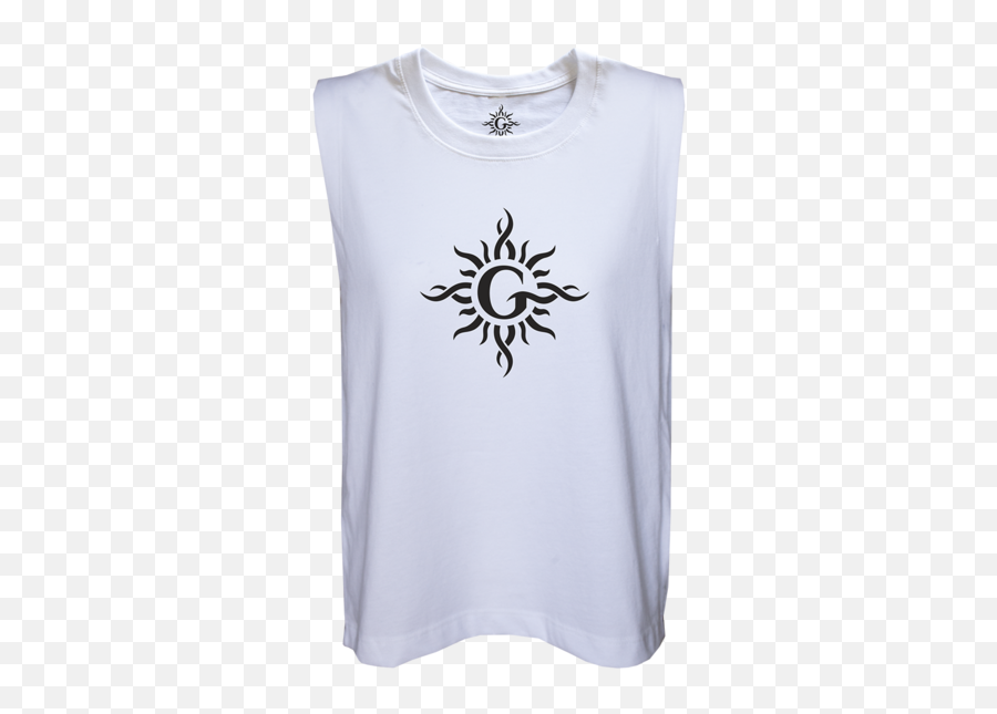 G Sun Logo Ladies Side Tank Featured Items Godsmack Store - Godsmack Sun Png,Sun Logo