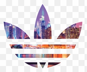 Adidas Logo Transparent Tumblr - Colorful png