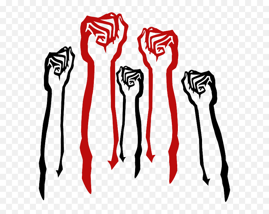 Fist In The Air Png Clipart - Raised Fists Png,Protest Png