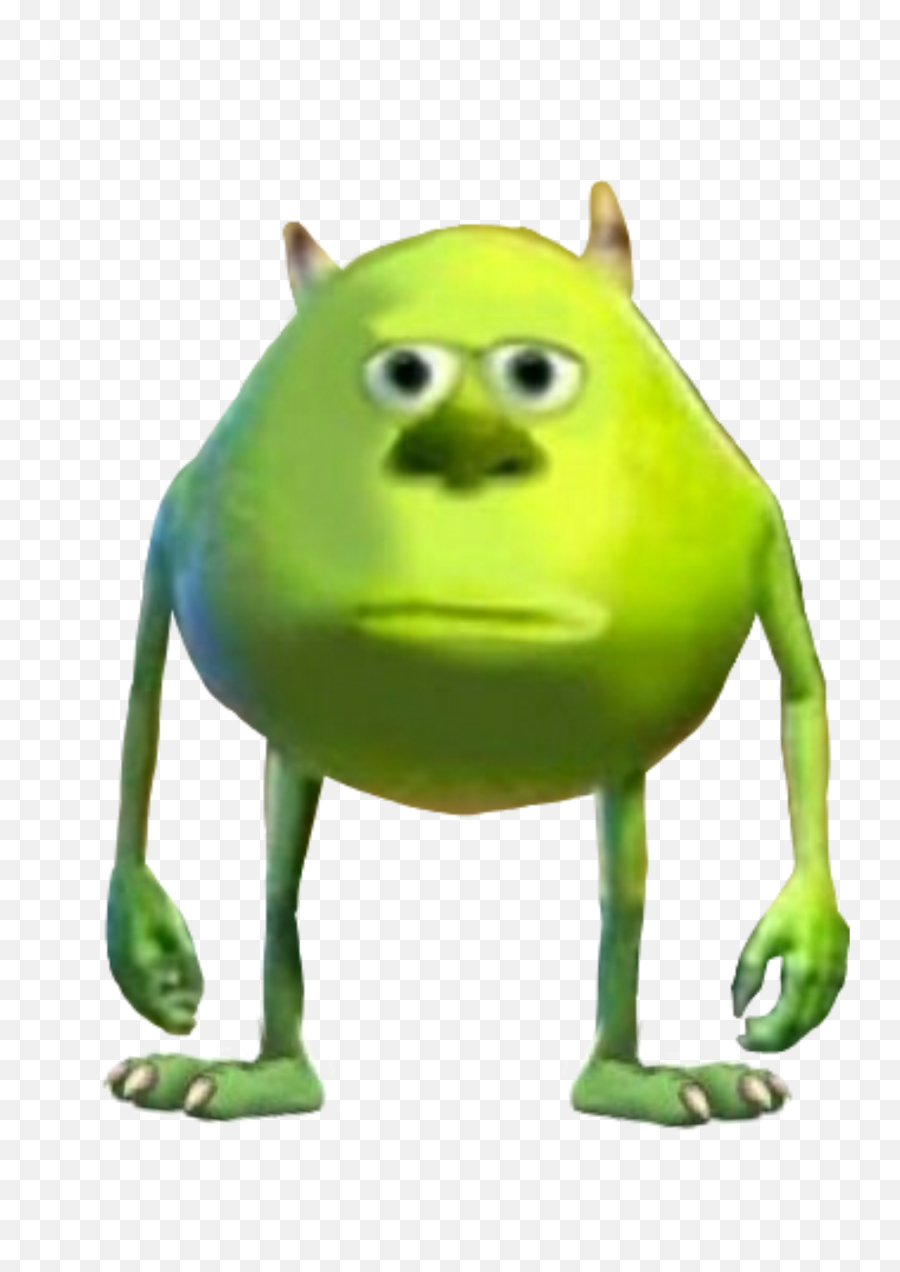 Popular And Trending Mike Wazowski Stickers - Mike Wazowski Meme Sticker Whatsapp Png,Mike Wazowski Png