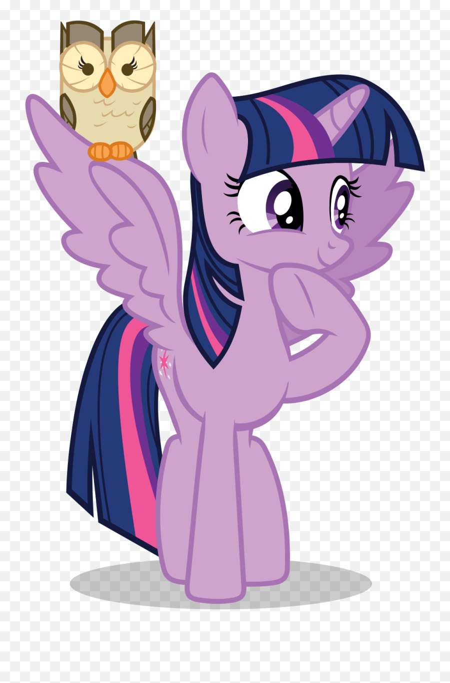 My Little Crazy Css Ponies - Twilight Sparkle And Owlowiscious Png,Twilight Sparkle Png