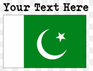 Download Custom Pakistan Flag Pillow Case - Crescent Full Pakistan Flag Images Full Size Png,Crescent Png