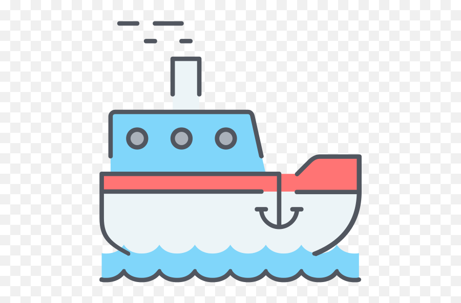 Boat Icon Png - Barco Pesquero Cartoon Flat Png,Boat Png