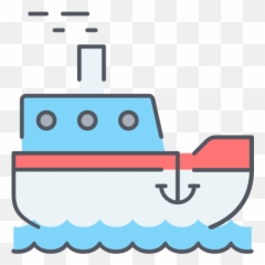 Boat Icon Png - Barco Pesquero Cartoon Flat Png,Boat Png