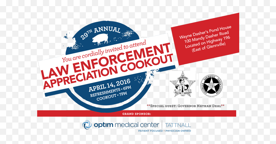 29th Annual Law Enforcement Cookout - Representative Jeff Jones Flyer Png,Cookout Png