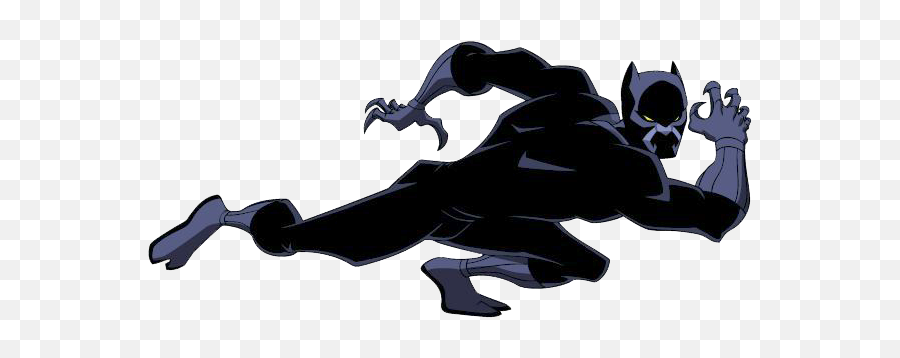Clip - Marvel Animated Black Panther Png,Black Panther Logo Png