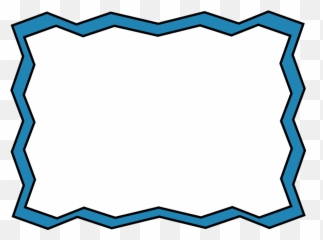 Free Zig Zag Line Png Download Clip Art - Transparent Fun Border
