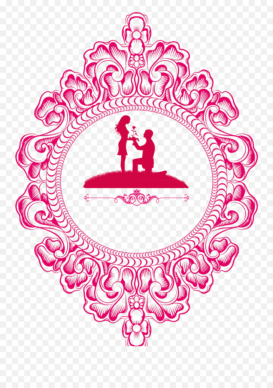 Frame Wedding Monogram Graphics SVG Dxf EPS Png Cdr Ai Pdf - Etsy Norway