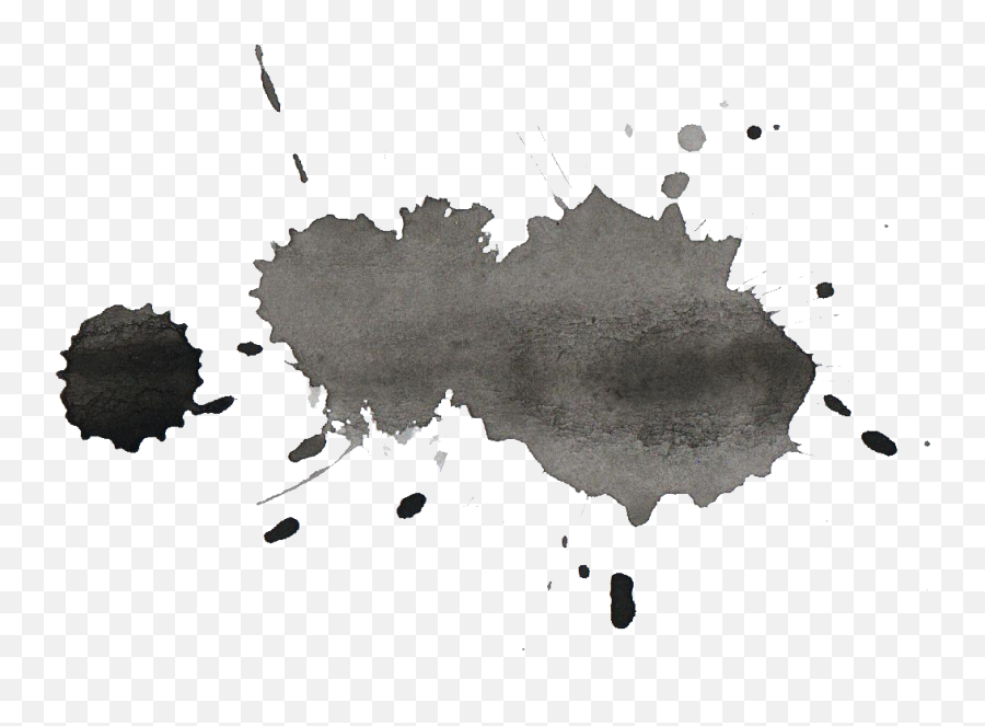 Scythe Black And White Watercolor Painting Transparent - Watercolor Black Splash Png,Scythe Png