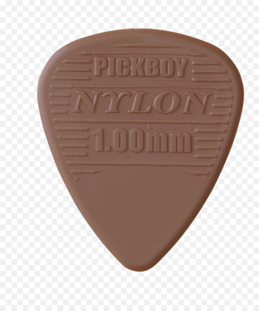 Classic Nylon Guitar Pick 1 - Chocolate Png,Guitar Pick Png