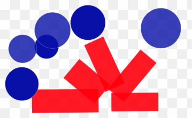 Red Blue Geometric Background Free - Dot png