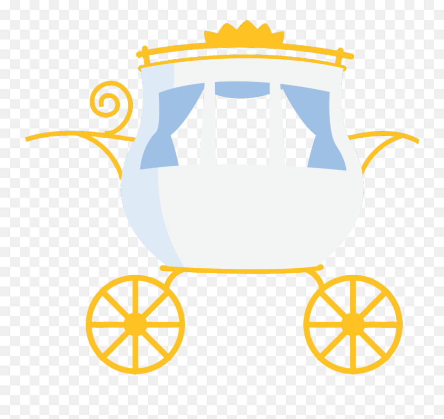 Cinderellas Carriage Clipart - Wedding Carriage Icon Png,Cinderella Carriage Png