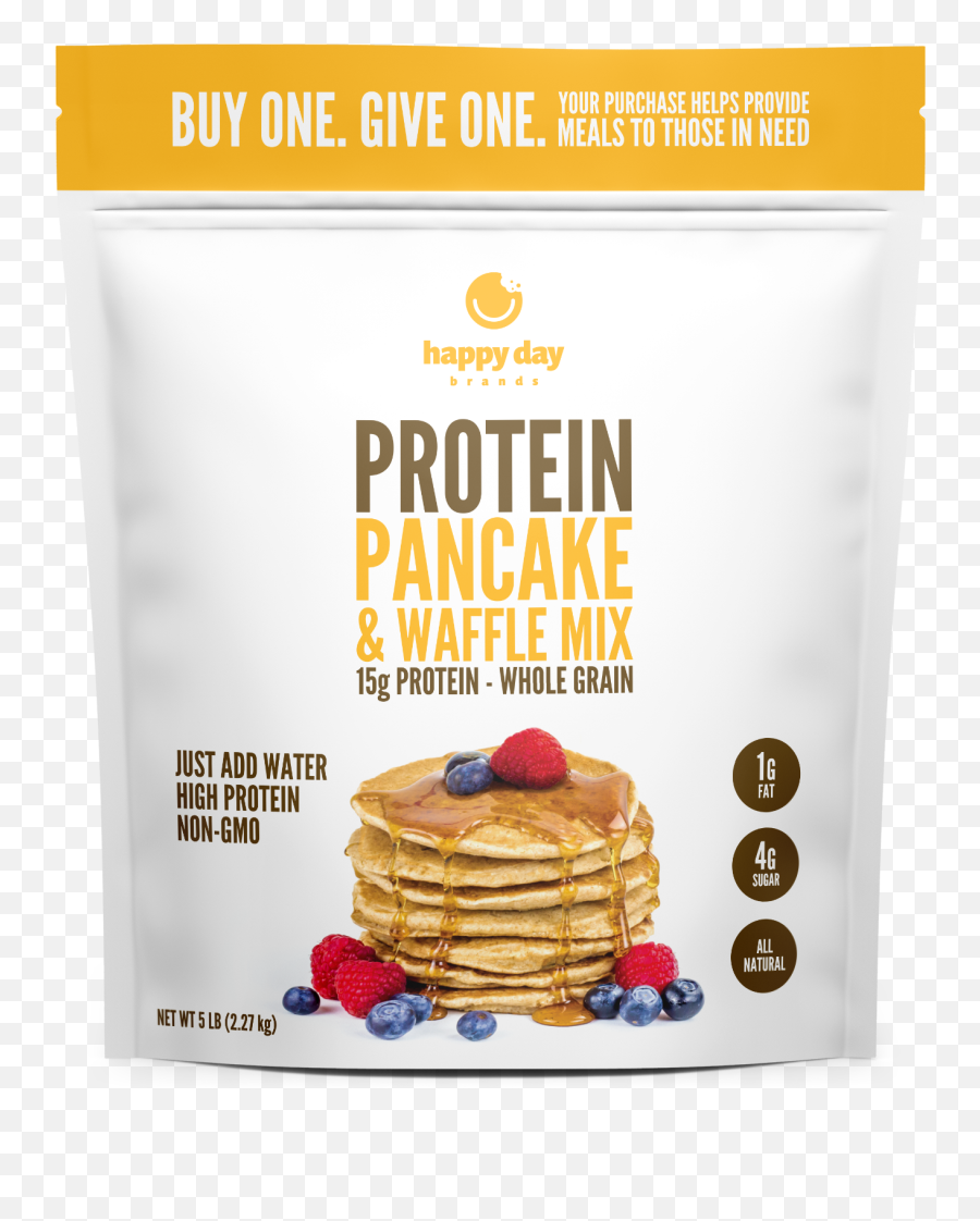 Protein Pancake And Waffle Mix - Happy Day Brands Waffle Png,Waffle Transparent