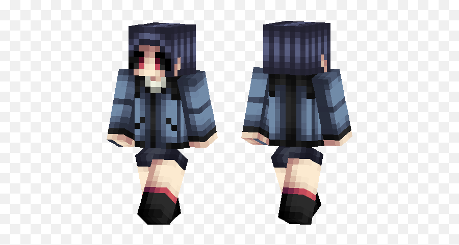 Touka Ghoul Minecraft Pe Skins - Fictional Character Png,Minecraft Helmet Png