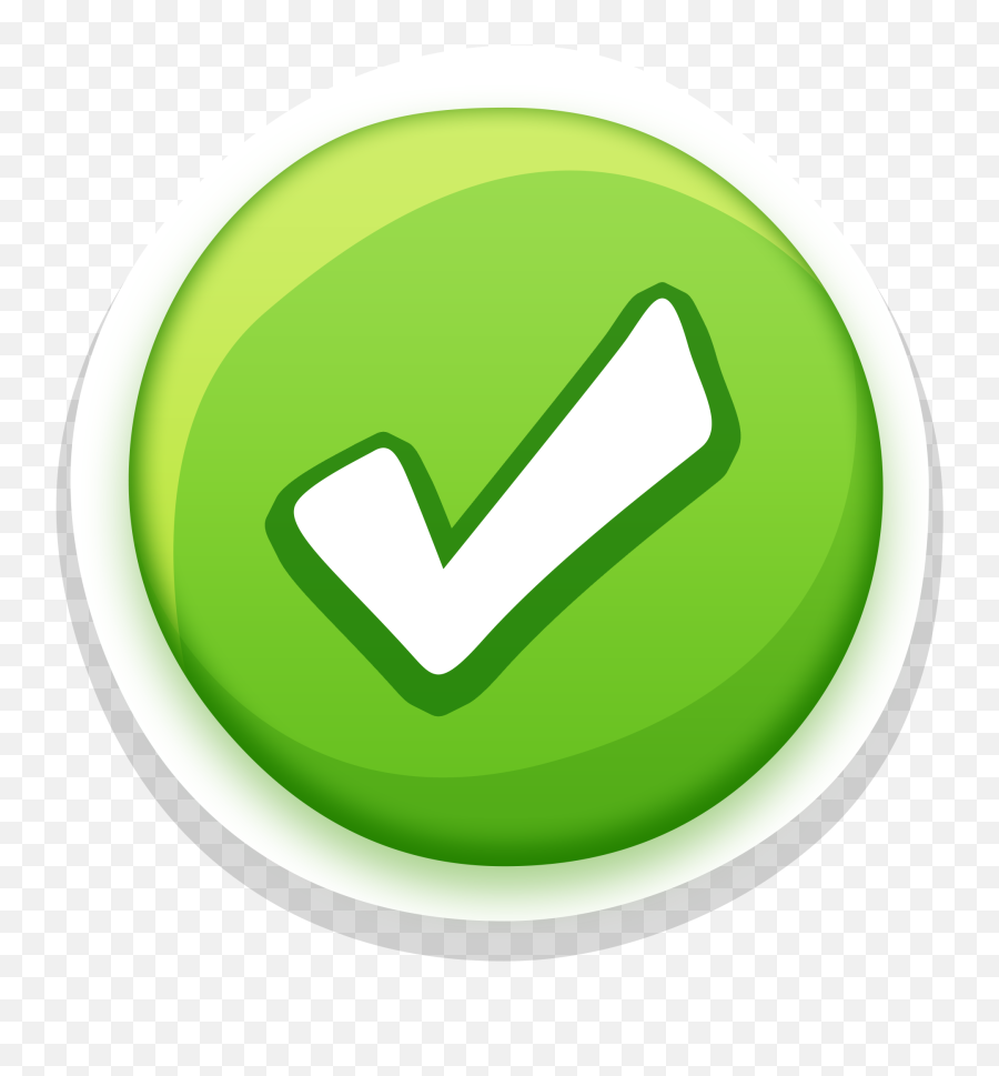 Green Tick Icon Png Free Download - Icon Green Tick Png,Green Checkmark Transparent Background