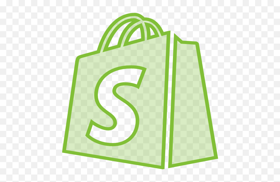 Bag Line Social Shopify Transparent - Icon Shopify Logo Png,Shopify Logo Png
