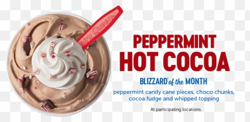 Menu - Treats Dairy Queen Peppermint Blizzard png