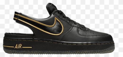 Air Force 1 Vtf Gs Black Metallic Gold - Air Force 1 Vtf Png,Vtf To Png