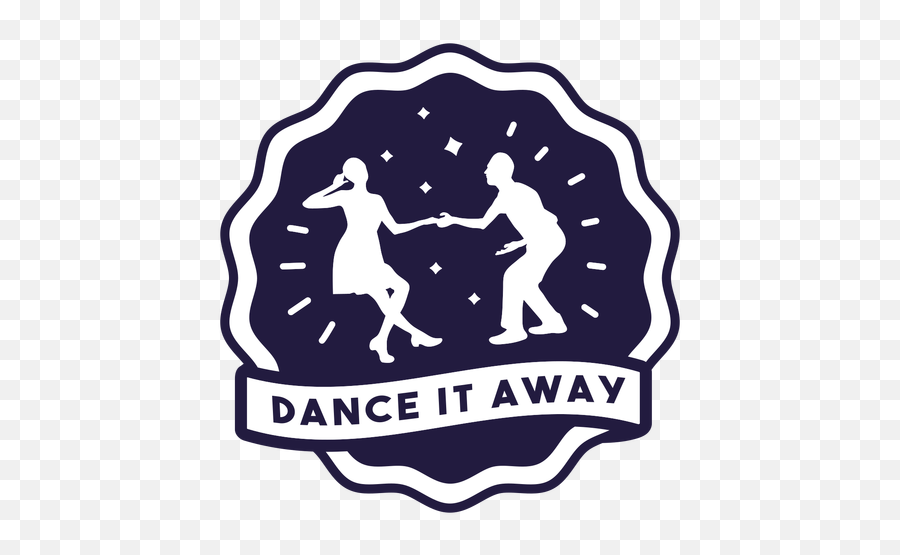 Dance It Away Couple Badge - Transparent Png U0026 Svg Vector File Illustration,Just Dance Logos