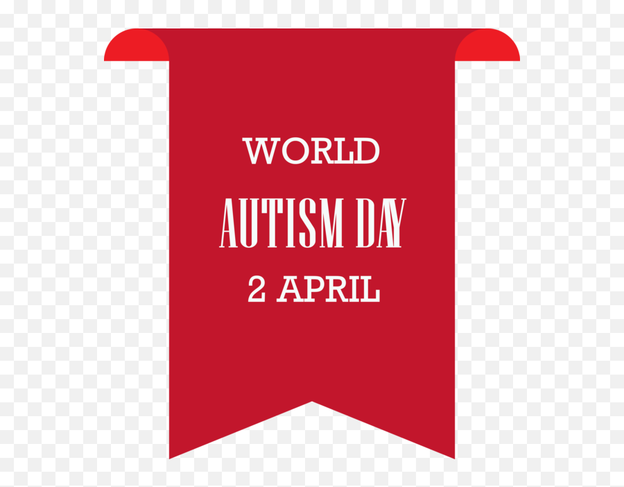 Autism Awareness Day Text Red Font For World - Stand Up Jewish Aid Png,Autism Awareness Png