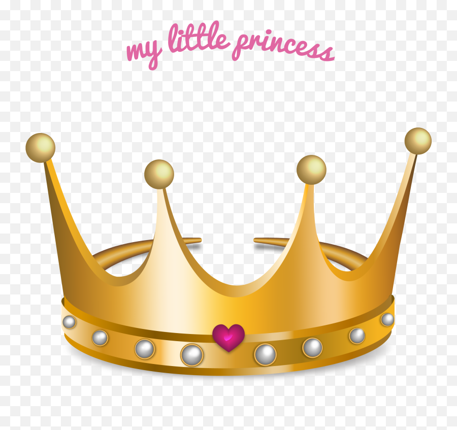 Gold Coins Vector Transparent Png Files - Gold Princess Crown Vector,Gold Crown Transparent Background
