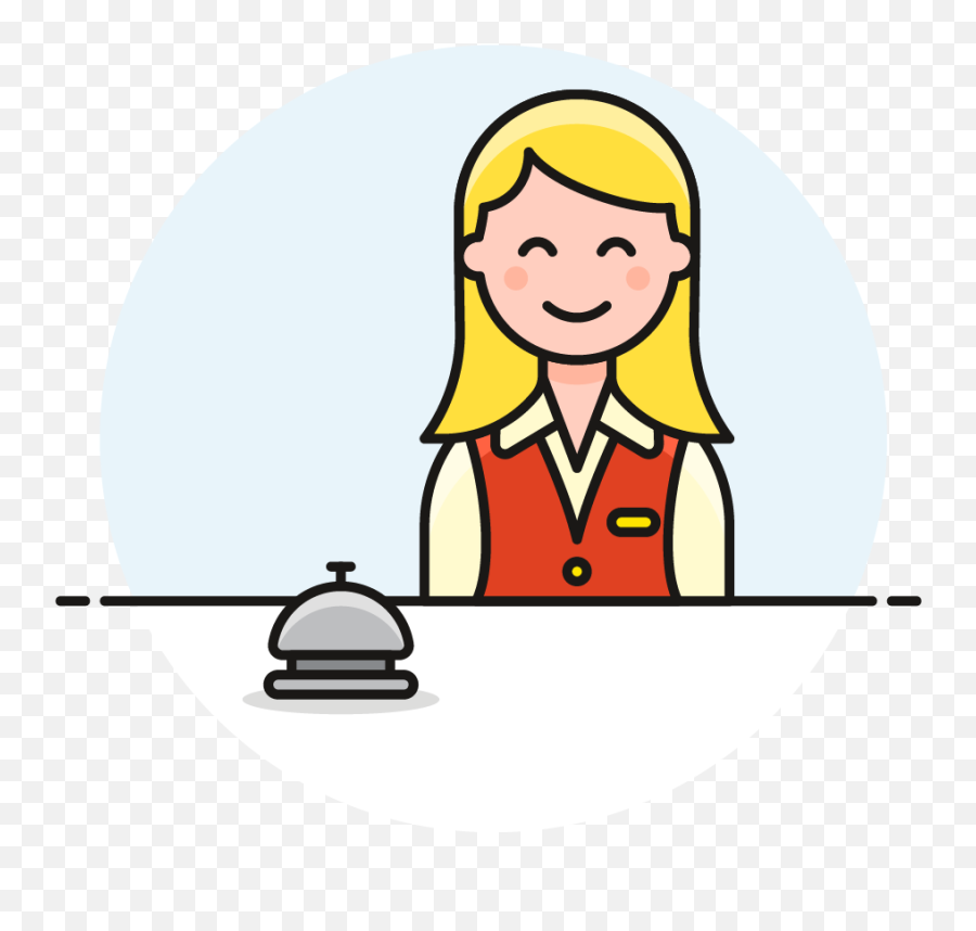 Receptionist Clipart - Happy Png,Receptionist Png
