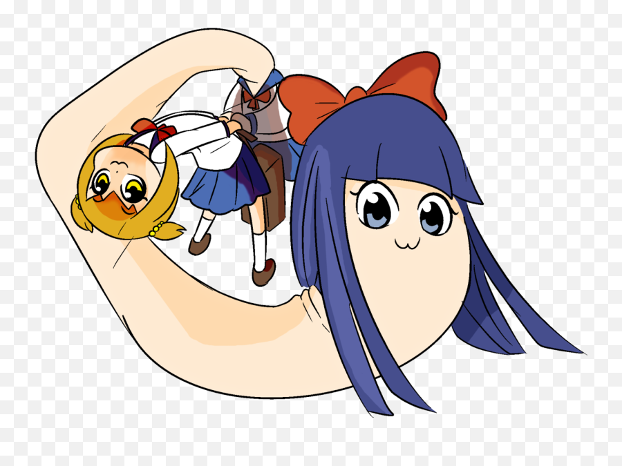 Pop Team Epic Fan Art Transparent Png - Pop Team Epic Weird Fanart,Pop Team Epic Transparent