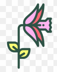 Daffodil Icon Of Colored Outline Style - Language Png,Daffodil Icon