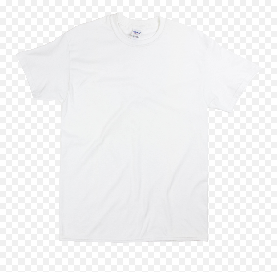 Printed Cheap White T - White Tee Shirt Gildan Png,White T Shirt Transparent