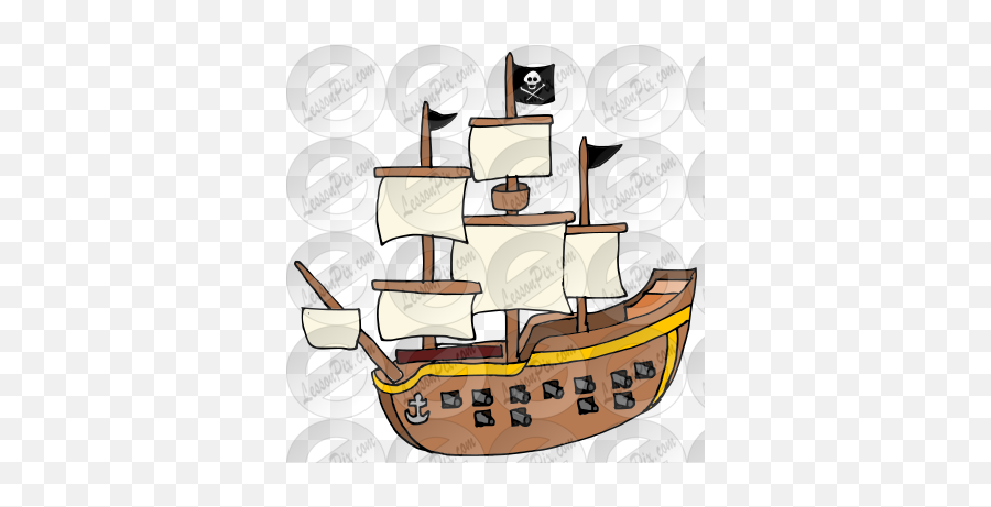 Pirate Ship Picture For Classroom - Marine Architecture Png,Pirate Ship Icon