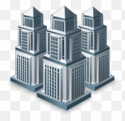 Buildings Businesses City Companies Icon - Companies Icon 3d png