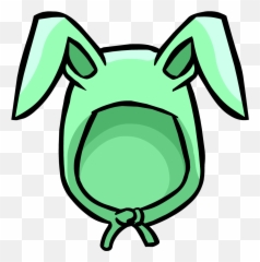 Green Bunny Ears - Bad Png Logo