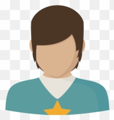World Person Outline Symbol In A Circle Vector Svg Icon 2 - png