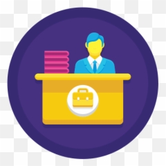 Office Life Icon Png Free Pik - Podium,Office Flat Icon