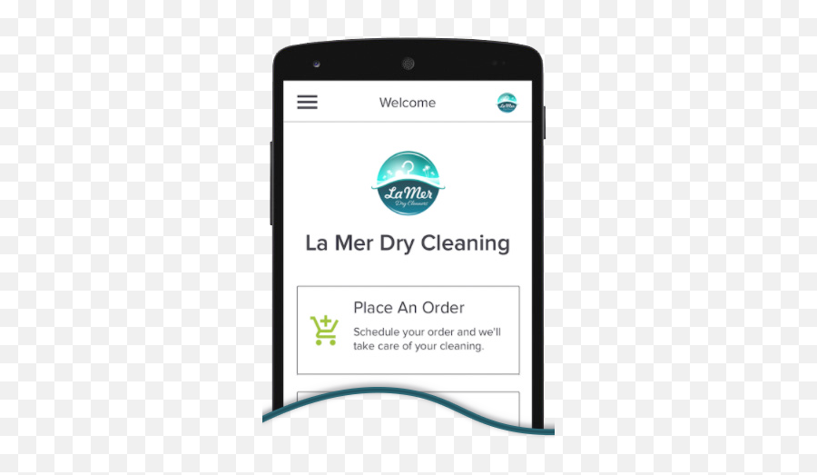 Welcome - La Mer Dry Cleaners Smartphone Png,Dry Clean Icon