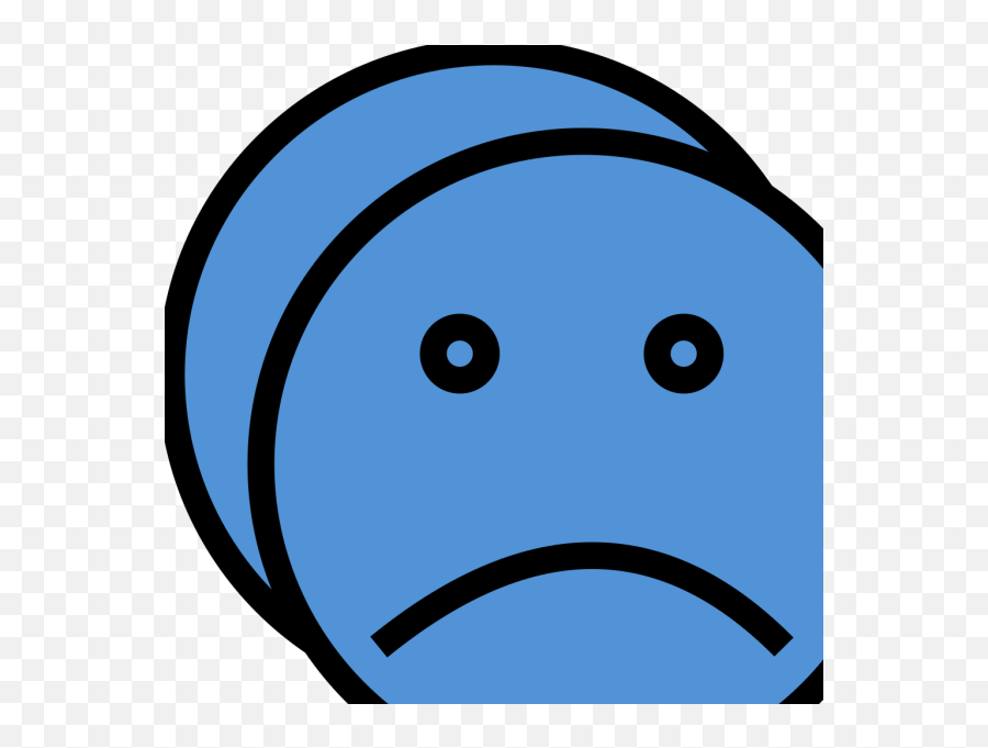 Blue Sad Face Png Svg Clip Art For Web - Download Clip Art Dot,Sleep Face Icon