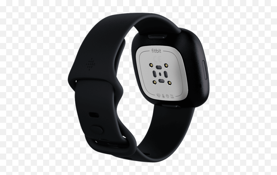 Fitbit Sense - Carbongraphite Fitbit Sense Back Png,Fitbit Icon Watch