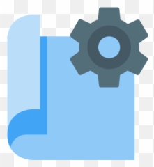 Project Setup Icon In Color Style - Settings Icon Black Png