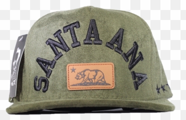 Santa Ana Snapback - Olive Green Unisex png