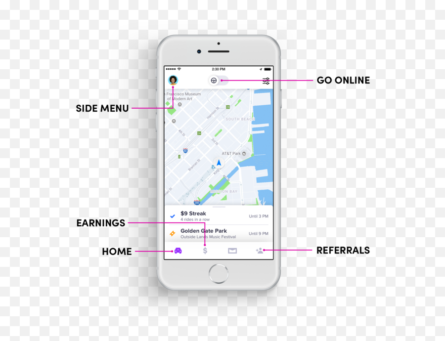 Explore The Lyft Driver App U2014 Hub - Lyft Driver App Png,Driver Png